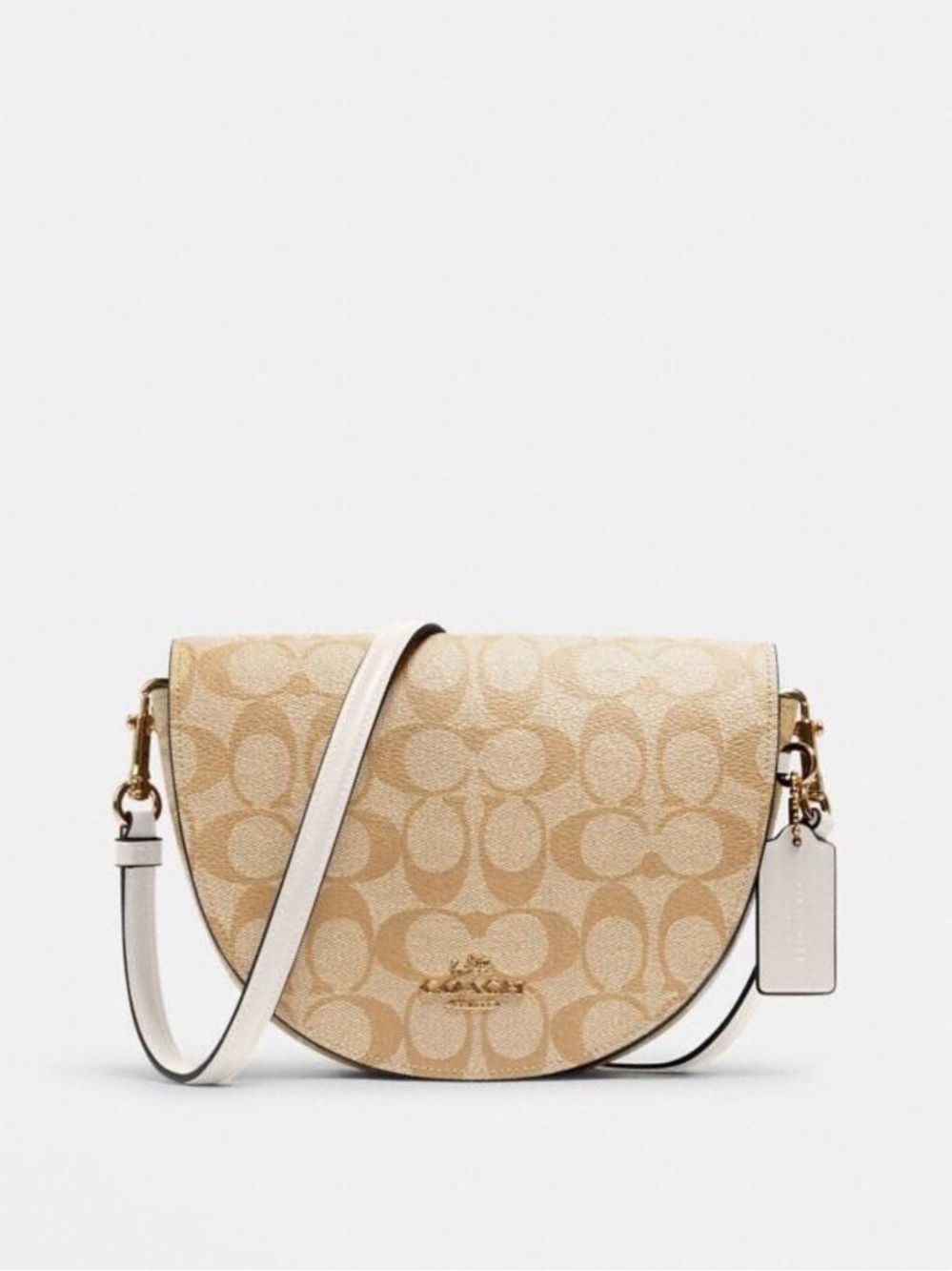Coach Ellen Crossbody In Signature Canvas Leather  Crossbody bag EUC